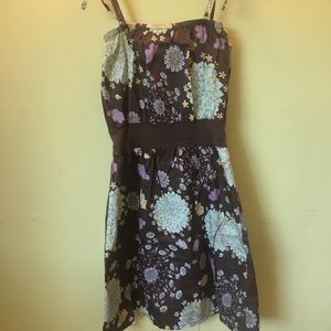 Tulle dress with detachable straps - size S